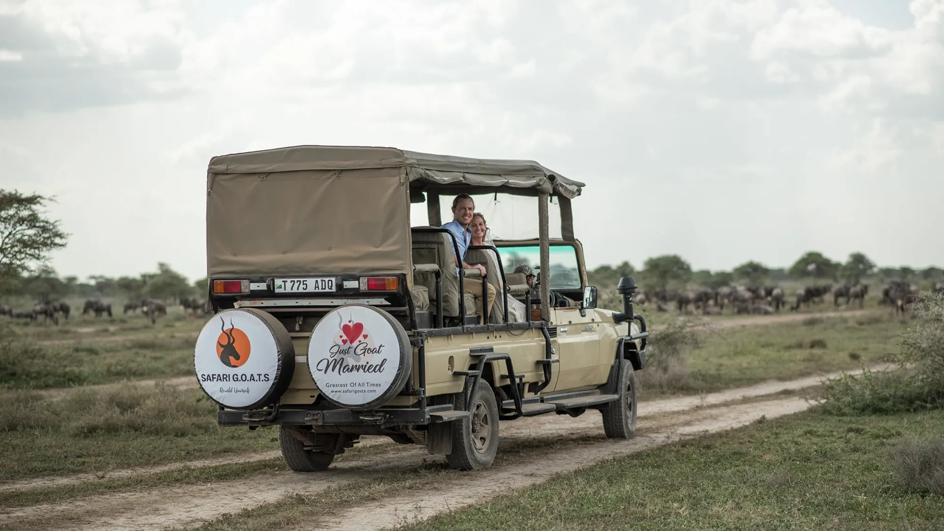 Game drive in East Africa